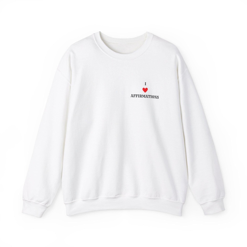 I Heart Affirmations Unisex Crewneck Sweatshirt